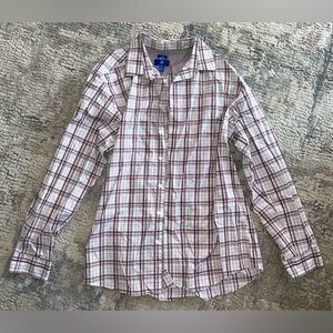 Egara Plaid Button-Up Shirt size 2XL tall